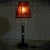 1960s Mid Century Italian Adjustable Lamp With Original Woven Leather Shade For Sale - Image 5 of 8