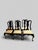 Black 1980s Set of Six Chinoiserie Queen Anne Style Dining Chairs – Attributed to Drexel For Sale - Image 8 of 12