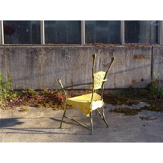 This sculptural single copy chair was designed and made by designer and architect Bohuslav ( Boda ) Horák in Prague, Czech...