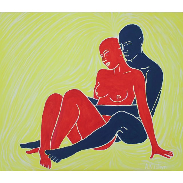 Andriy Klishyn Magnetism — Original Oil Painting on Canvas Contemporary Figurative Ar For Sale - Image 4 of 4