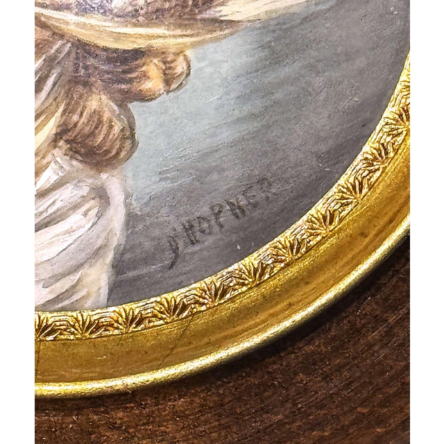 Wood 19th Century French Hand-Colored Portrait Medallions of Royal Figures, Set of 5 For Sale - Image 7 of 18