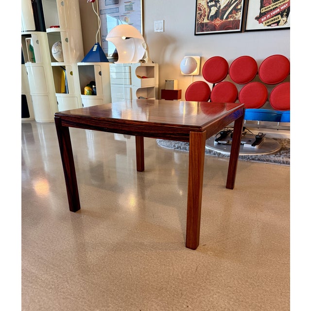 1960s Danish Henning Kjærnulf for Vejle Stole Og Mid-Century Modern Rosewood Side Table For Sale In Las Vegas - Image 6 of 18