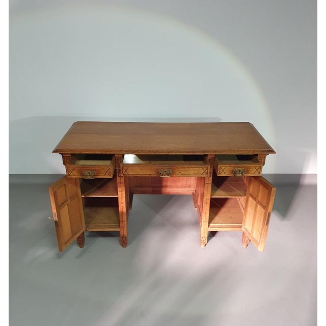 Wood Art & Craft Desk, Early 1920s For Sale - Image 7 of 15