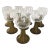 Vintage Mid-Century Roemer Crystal Wine Glasses, Set of 9 For Sale