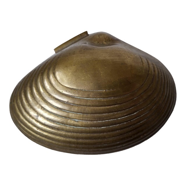 Brass Shell Trinket Box For Sale