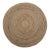 Rug & Kilim’s Modern Circle Jute Rug in Beige-Brown and Cream Tones For Sale