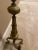 1920-30s Cast Iron and Brass Andirons - a Pair For Sale - Image 4 of 11