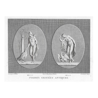 Antique 19th Century Mythological Engraving For Sale