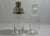 Vintage Noritake Sasaki Bamboo Etched Crystal Cocktail Shaker & Decanter Set For Sale - Image 12 of 12