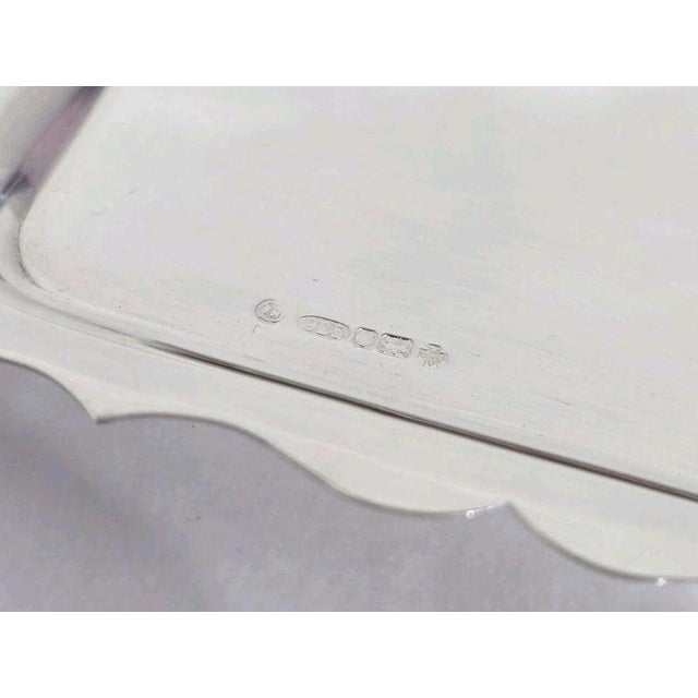 Vintage Sterling Silver Pen Tray from Francis Howard Ltd, Sheffield, 2000 For Sale - Image 10 of 13