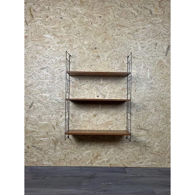 Danish String Style Wall Shelf in Teak from WHB, Germany, 1960s For Sale - Image 16 of 18