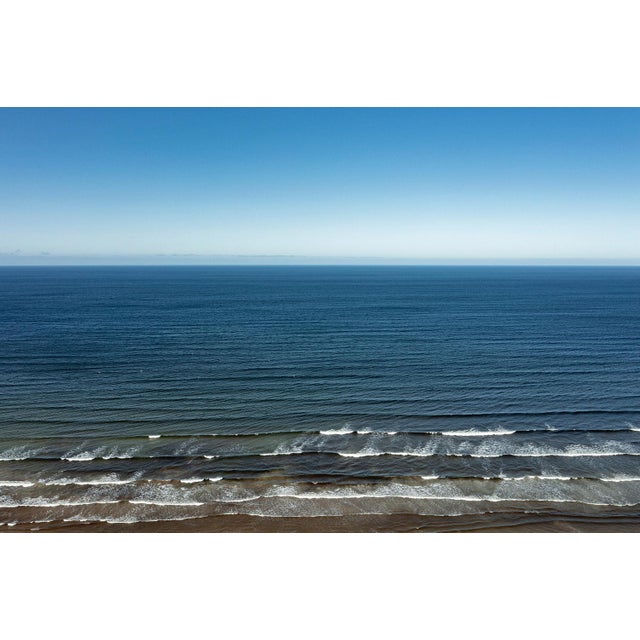 "Sea_Sky_007" Contemporary Aerial View Limited Edition Photograph by Bernhard Lang For Sale