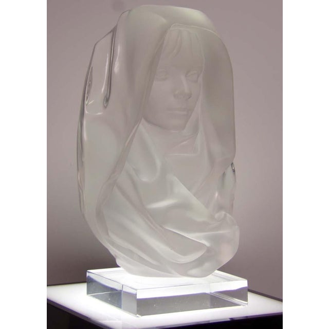 Impressionist Frederick Hart "Penumbra" (Acrylic) Lucite Hand Signed Beautiful For Sale - Image 3 of 18