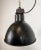 Black Industrial Bauhaus Black Enamel Pendant Light from Elektrosvit, 1930s For Sale - Image 8 of 18