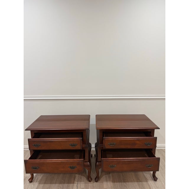 1990s 1990s Jaclyn Smith Furniture Collection Nighstands by Largo, Pair For Sale - Image 5 of 12