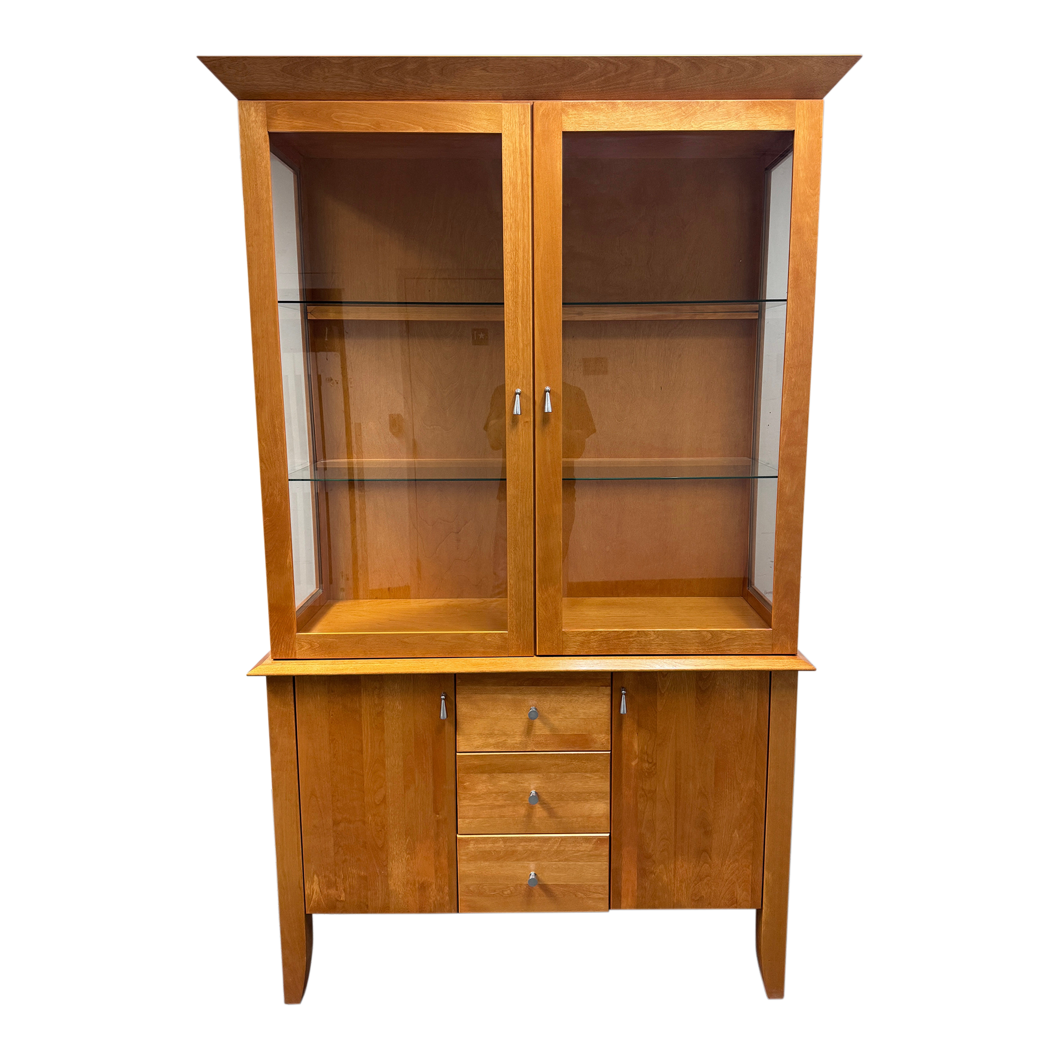 Dinec North American Birch Wood Two Piece Hutch - image 0