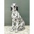 Vintage Italian Black and White Glazed Ceramic Dog Statue For Sale - Image 11 of 12