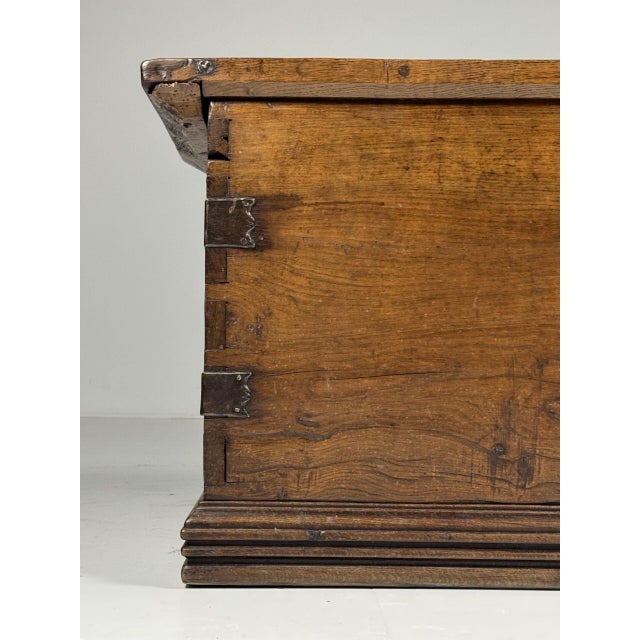 Large Antique Spanish Chest, 1700s For Sale - Image 5 of 18