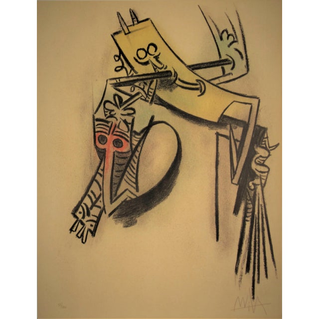 Wifredo Lam, Montee de Seve, from the suite Pleni Luna., 1974 For Sale In San Francisco - Image 6 of 6