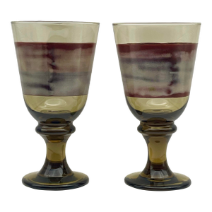 1970s Libbey “Nova” Water Glasses- A Pair