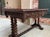 Antique French Console Sofa Table Carved Oak Barley Twist Desk Renaissance C1890 For Sale - Image 4 of 13