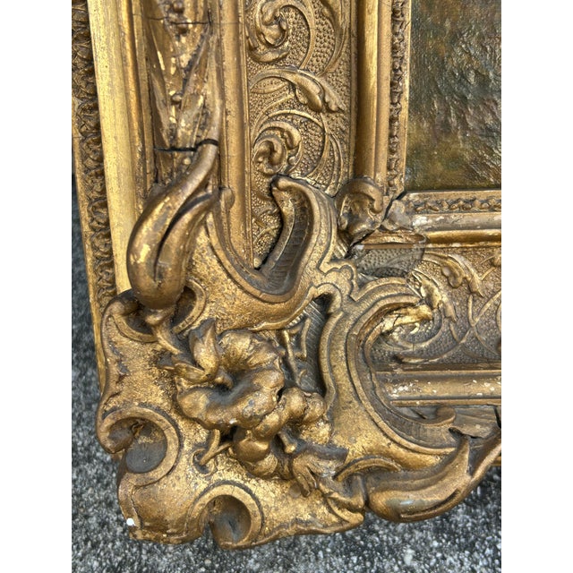 Antique British Colonial Painting of an Indian Cavalry Officer. For Sale - Image 9 of 10