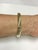Metal Mid 20th Century David Yurman 14k Yellow Gold Classic Cable Citrine Hinged Cuff Bracelet 9.5 Mm For Sale - Image 7 of 9