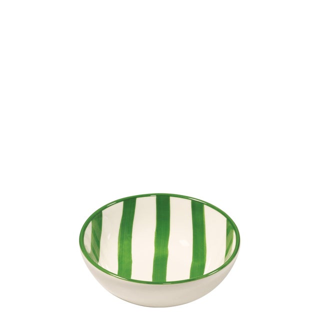 Contemporary Lido Small Bowl Set of 4 - Green For Sale - Image 3 of 3