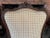 Antique French Louis XV–Style Bergère Chair, Yellow Gingham Upholstery For Sale - Image 4 of 8