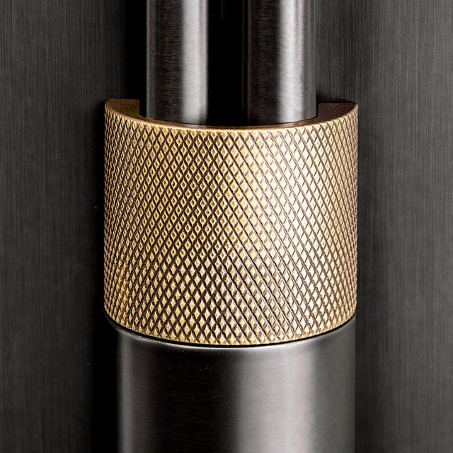 Art Deco Shaftersbury Black Bronze Double Wall Light For Sale - Image 3 of 4