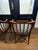 Pair of Baker Furniture Attributed Faux Bamboo Barrel Back Armchairs With Original Cane Seats & Cushions For Sale - Image 13 of 18