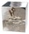 Aura Sculptural Metal Pedestal by Veliento For Sale