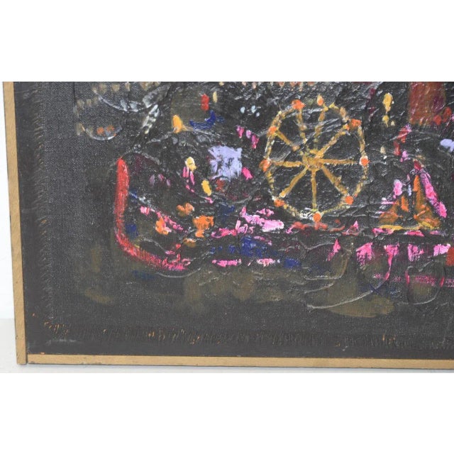 Marcia Pagels Original Acrylic Abstract Painting c.1966 For Sale - Image 4 of 9