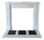 Small Carrara Marble Fireplace, 1900s For Sale