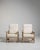 Pair of French Oak Reclining Armchairs with Bouclé Upholstery, Antique, France, Circa 1940 For Sale - Image 9 of 17