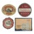 Vintage Collection English Luggage Labels - Set of 4 For Sale