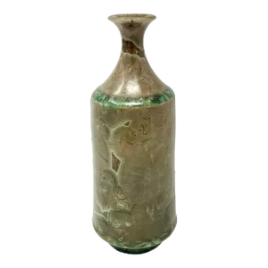 2000s Small Glazed Ceramic Vase