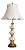 Italian Hollywood Regency Ceramic Floral Table Lamp For Sale