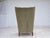 Danish Oak Highback Armchair with Velour Upholstery, 1960s For Sale - Image 6 of 18