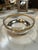 1970s Vintage Gucci Glass Bowl With Gold-Tone Gg Accents For Sale - Image 5 of 7