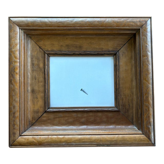 2026 Jefferson Hayman Screw on an Ivory Field, Repro Print on Paper in Old Vintage Wood Frame For Sale