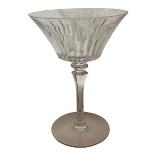 Mid 20th Century Cut Crystal Champagne Coupes For Sale