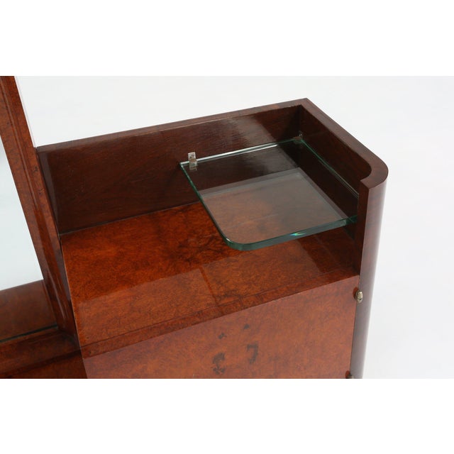 Art Deco Dressing Mirror in Walnut Veneer by De Coene, 1930s For Sale - Image 10 of 15