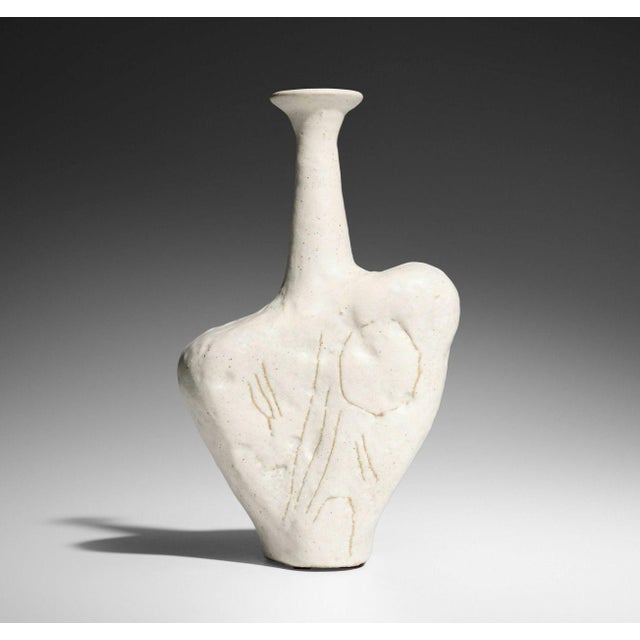 Bruno Gambone Glazed Stoneware Vase, Italy, 1985 Dimensions Height: 9.5 in (24.1 cm) Width: 5.5 in (14 cm) Depth: 3 in...