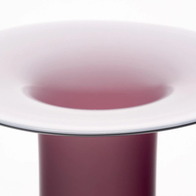 Vintage Murano Glass Purple Vase For Sale In Austin - Image 6 of 9