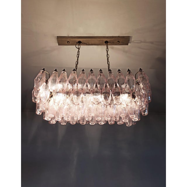 Murano Poliedri Chandelier by Carlo Scarpa, 1990 For Sale - Image 16 of 18
