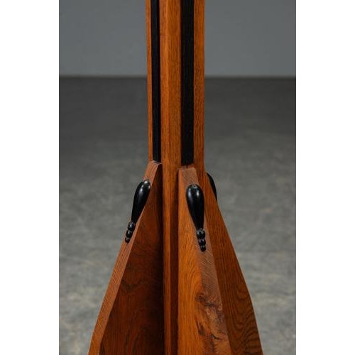 Brown Amsterdam School Standing Lamp, 1930s For Sale - Image 8 of 11