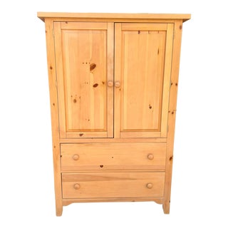 Armoire With Hanging Rod and Drawers by Broyhill For Sale