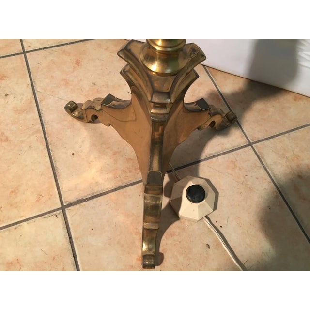 Brass Floor Lamp, 1970s For Sale - Image 11 of 18