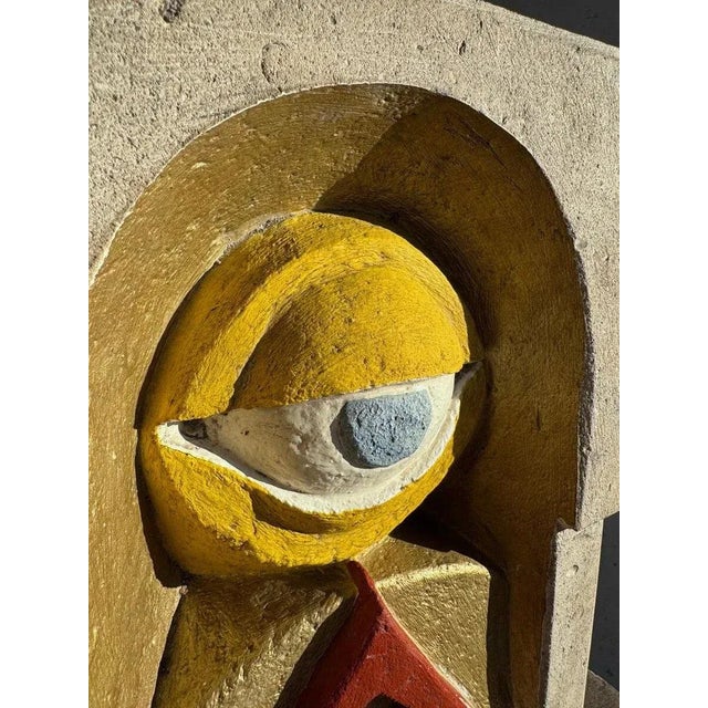 Masonic sculpture by walter de buck intriguing sculpture by belgian artist walter de buck. Made of sand-colored stone with...